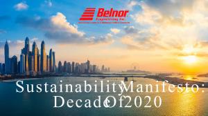 Belnor Engineering Sustainability Manifesto: Decade Of 2020