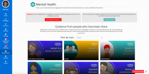 Upswing Mental Health Module Home Page