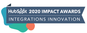 HubSpot 2020 Impact Awards - Integrations Innovation