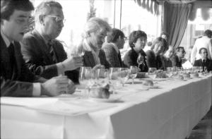 The judges table at the 1976 Judgment of Paris