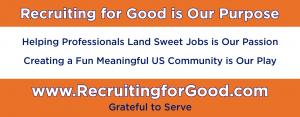 Retain Recruiting for Good to Help Us Fund Meaningful Fun in The Community #purposebeforeprofit #kickassforgood #recruitingforgood www.RecruitingforGood.com