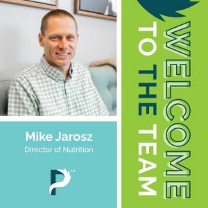 Welcome banner and picture of Dr. Mike Jarosz