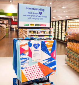 Look for your Community Bags with a Tag at your local Winn Dixie store racks.