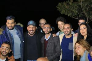 The Producer Hosny Mahmoud With the Movie actors