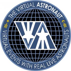 The Virtual Astronaut Logo in Sphere, with tagline