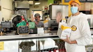 Volunteer Ministers placed thousands of Stay Well booklets in shops where customers could pick up copies for themselves and their friends and families.