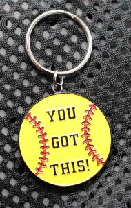 Keychain Designed By Cookie Rookie with The Help of Parrish Walsh to Help Fund We Pitch For Good #cookierookie #fictionjewelry #wepitchforgood www.WePitchForGood.com