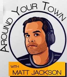 Cartoon image of radio talk show host Matt Jackson
