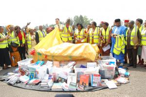 Charity founder Aloysius Ihezie reflects on record-breaking donation of textbooks to schools in Anambra State Nigeria.