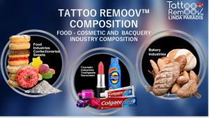 It does not require anesthesia due to minor discomfort, does not cause bleeding or inflammation and does not create scars. The Tattoo Removal product is composed of neither acid or saline solutions, and it has a basic Ph of 9.5.