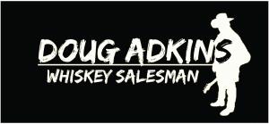 The Whiskey Salesman Logo is from the country song "Whiskey Salesman," written by Doug Adkins and has become an identifying symbol for the country singer.