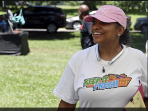 Naijha Wright-Brown at the 2019 Keep It Fresh Festival in Baltimore, MD