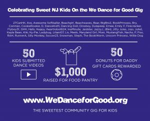 Celebrating 50+ Kids who participated in Community Gig We Dance for Good #communitygig #wedanceforgood #makepositiveimpact www.WeDanceforGood.org