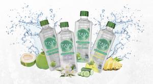 TAJA four coconut waters - original as well as cucumber, jasmine and pineapple infused.