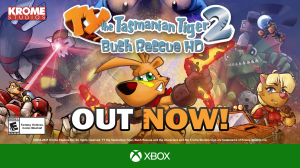 TY the Tasmanian Tiger 2: Bush Rescue HD out now for Xbox One consoles