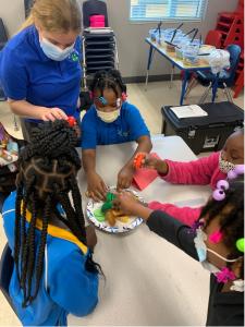 The Wal-Mart Foundation partners with LA 4-H Tech Club in Baton Rouge to teach youth how to make healthy food choices