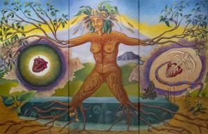 Photograph of Matriarchal Mural painting by Judy Baca