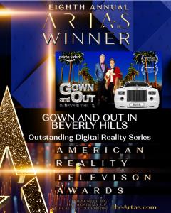 Gown and Out in Beverly Hills wins the Outstanding Digital Reality Series Award