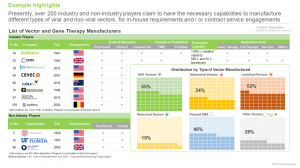 Viral Vectors, Non-Viral Vectors and Gene Therapy Manufacturing Market