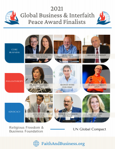 2021 Global Business & Interfaith Peace Award Finalists