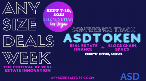 ASDToken - Blockchain, SPACs & Venture Capital Event (AnySizeDeals Week)