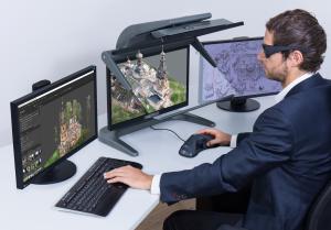 3D stereo photogrammetry at the highest level: certified symbiosis of software and hardware with Agisoft Metashape Pro and 3D PluraView stereo monitor enables best viewing comfort in excellent 3D quality.