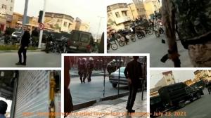 July 24, 2021 - Izeh – Undeclared martial law in fear of the people’s uprising – July 23, 2021