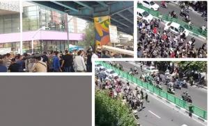 July 26, 2021 - The angry youth and people of Tehran were demonstrated in Jomhouri Avenue and other parts of central Tehran.