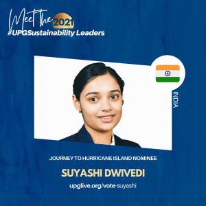 Suyashi Dwivedi - Vote for UPGSustainability Leader