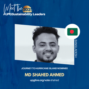 MD Shahed Ahmed - Vote for UPGSustainability Leader