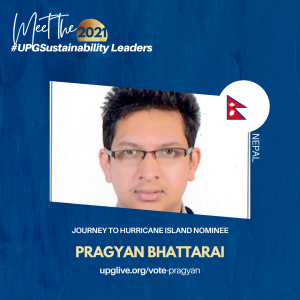 Pragyan Bhattarai - Vote for UPGSustainability Leader