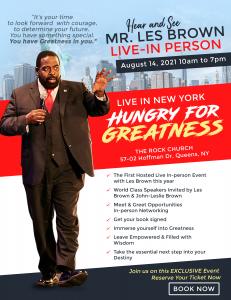 Les Brown Hungry for Greatness
