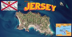 Jersey is the largest of the Channel Islands with just under 110,000 inhabitants.