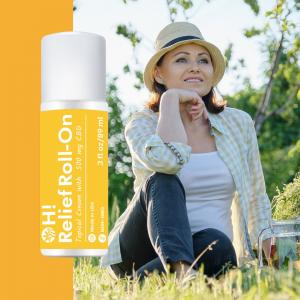 Oley Hemp Roll-on contains a clinically proven combination of active ingredients such as menthol, camphor and arnica and is fortified with an astonishing 500 mg of premium quality CBD isolate to temporarily relieve mild pain while nourishing the skin.