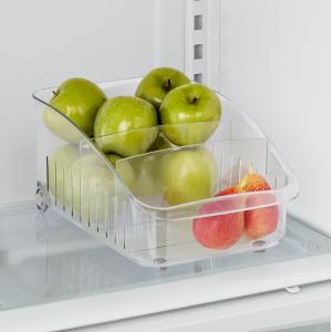 YouCopia's Rollout Fridge Drawers have soft-spinning wheels to roll items in/out of the fridge for an easy find.