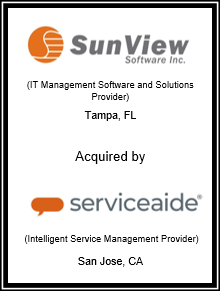 SunView and ServiceAide Transaction Tombstone