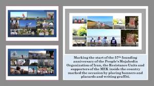 September 8, 2021 - Marking the start of the 57th founding anniversary of the People's Mojahedin Organization of Iran.