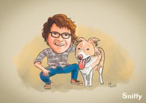 Kickstarter Campaign Benefit: a hand-painted portrait of you and your pet.