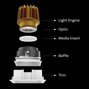 REVI LE1 3-inch low voltage fixture