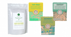 Phyllanthus Niruri - Health Made Simple - ACHOO Immune Support - SWISH Detox Cleanse Support - YIPPEE Kidney Health Support - Linden Botanicals
