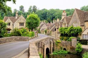 Cotswold village of Castle Combe, England