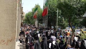 September 20, 2021 - Teachers in Tehran called the “Green Licensees” held their 15th day of protests against their non-employment in front of the Ministry of Education.
