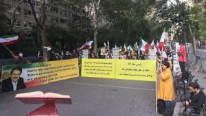 September 22, 2021 - The MEK supporters and the Iranian diaspora unanimously condemned Raisi’s speech at the U.N. General Assembly.