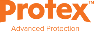 Orange Protex logo on a white background
