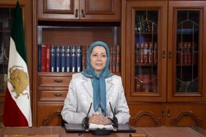 October 5, 2021 - Mrs. Maryam Rajavi: Resistance, uprising, and overthrow of religious fascism is the only way to realize the rights of retirees, teachers, and workers.