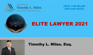 Paraquat Lawyer Timothy L. Miles of Nashville Named a 2021 Elite Lawyer