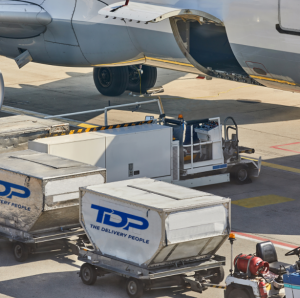 The Delivery People Loading Air Cargo