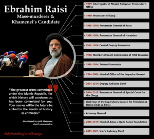 October 13, 2021 - This summer, ultra-hardliner cleric Ebrahim Raisi took office as President.  Major human rights organisations have listed him as a major perpetrator of the massacre of thousands of political detainees in 1988.