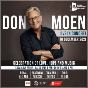 Don Moen Live in Dubai 18Dec2021 at Coca Cola Arena, Dubai