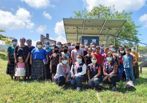 One of 10 microgrids installed in the Guatemala highlands bringing power and WiFi to the community centers.